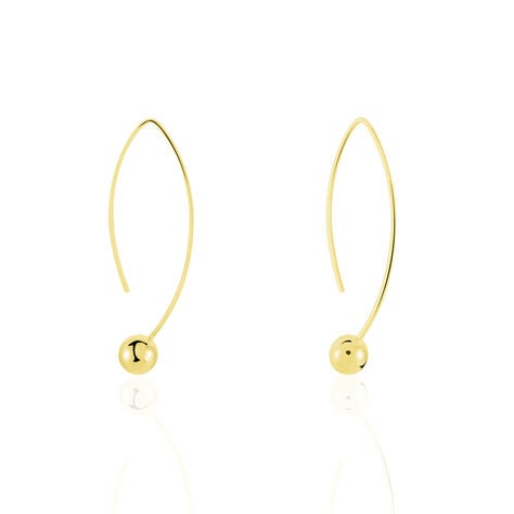 Cr&eacute;oles Helle Amande Or Jaune - Boucles d'oreilles cr&eacute;oles Femme | Histoire d&rsquo;Or