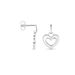 Boucles D'oreilles Pendantes Clarity Argent Blanc Nacre - Boucles d'oreilles fantaisie Femme | Histoire d’Or