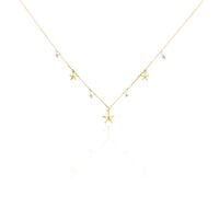 Collier Under The Sea Or Jaune Perle De Culture