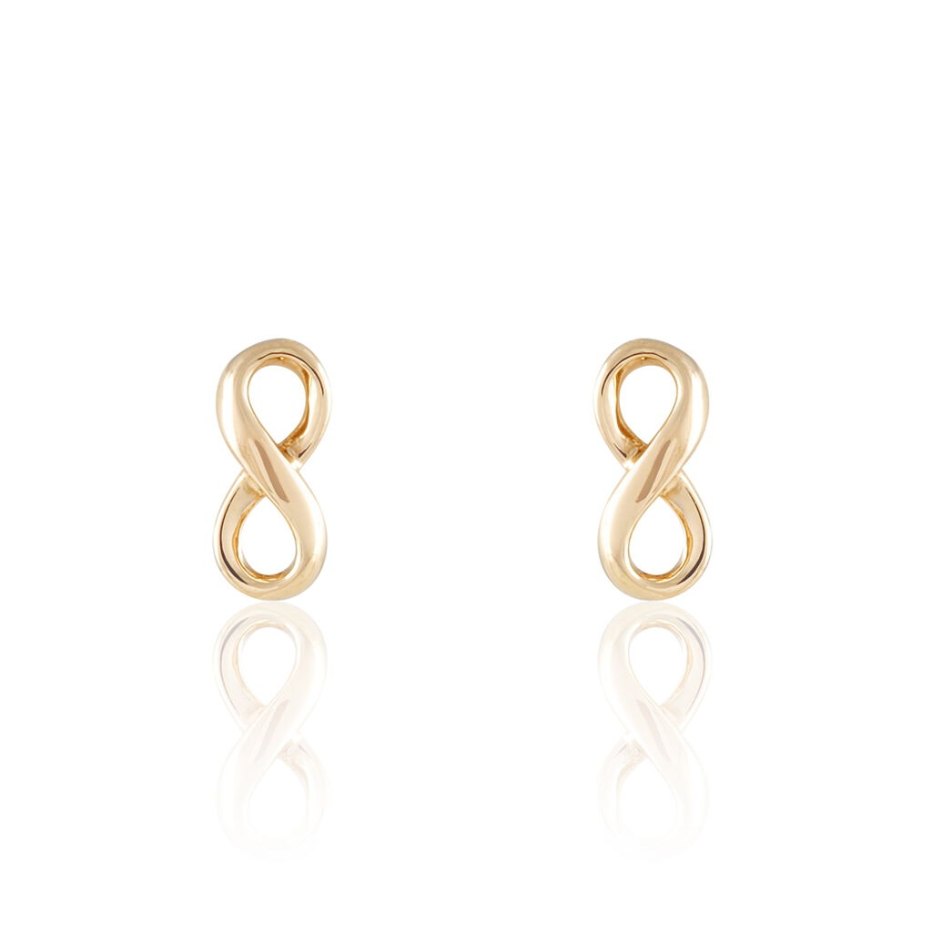 Boucles D'oreilles Puces Ajna Plaqué Or Jaune - Boucles d'oreilles fantaisie Femme | Histoire d’Or
