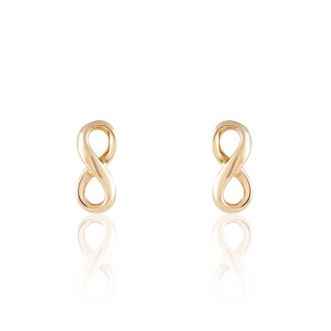 Boucles D'oreilles Puces Ajna Plaqué Or Jaune - Boucles d'oreilles fantaisie Femme | Histoire d’Or