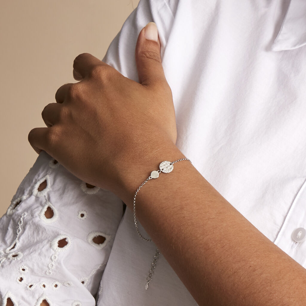 Bracelet Tatienne Argent Blanc - Bracelets Femme | Histoire d’Or