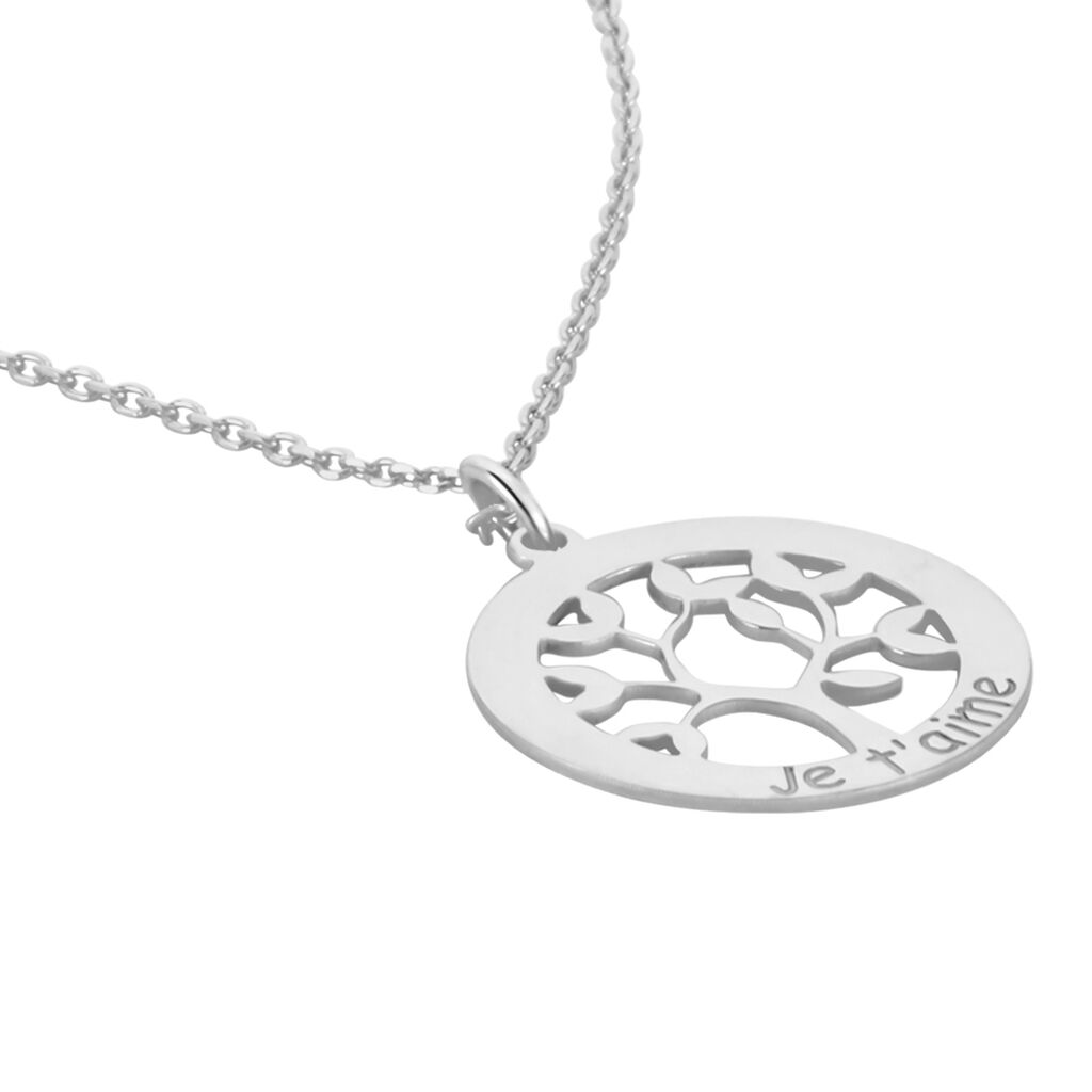 Collier Argent Blanc Vroon - Colliers fantaisie Femme | Histoire d’Or