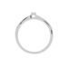 Bague Solitaire Asia Or Blanc Diamant - Bagues solitaires Femme | Histoire d’Or