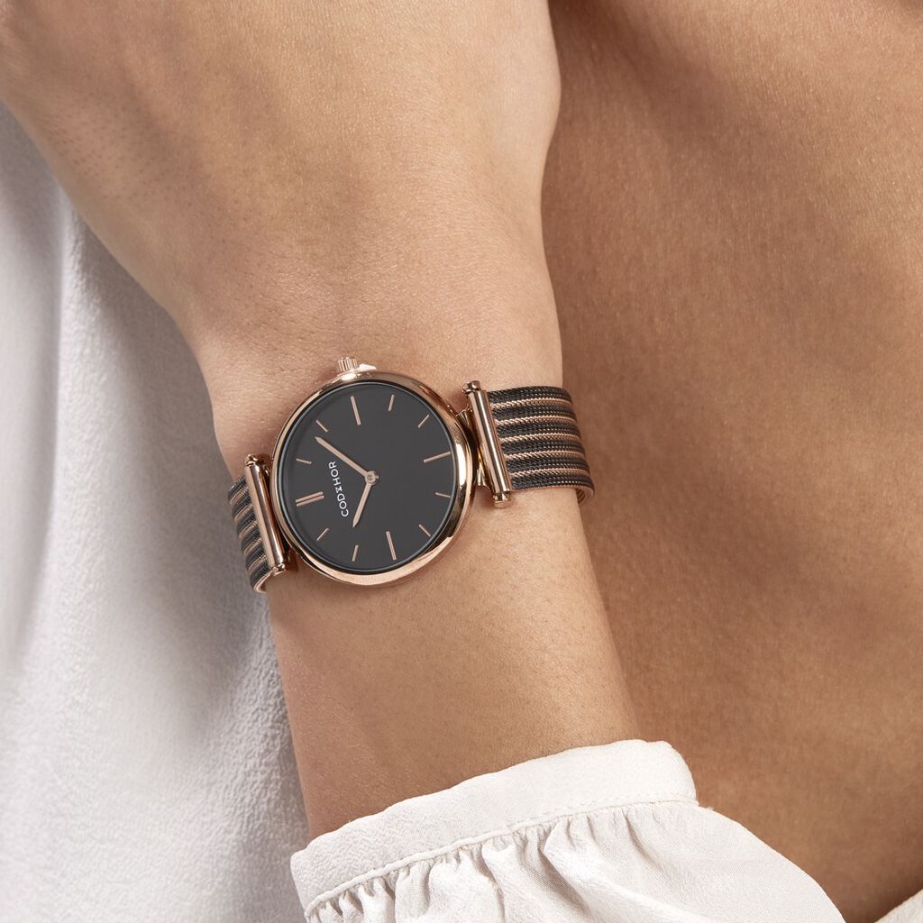 Montre Codhor Nidia Noir - Montres Femme | Histoire d’Or