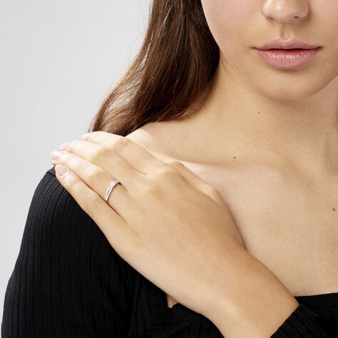 Bague Solitaire Katalina Or Blanc Diamant - Bagues solitaires Femme | Histoire d’Or
