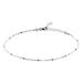 Chaîne De Cheville Sherie Argent Blanc - Chaînes de cheville Femme | Histoire d’Or