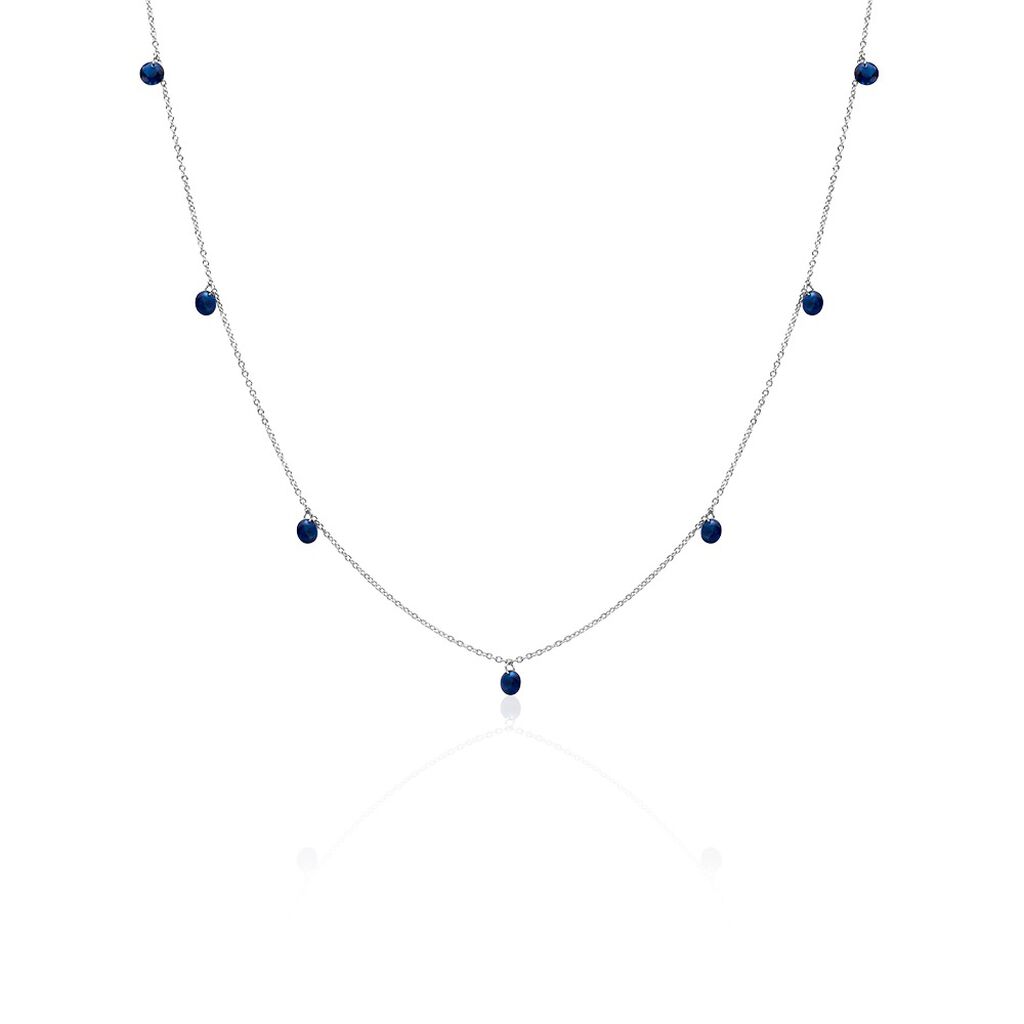 Collier Lidiwine Argent Blanc Oxyde - Colliers fantaisie Femme | Histoire d’Or