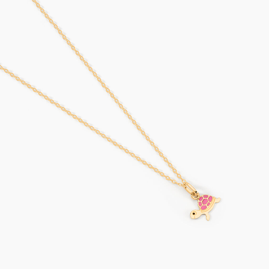 Collier Cali Tortue Or Jaune - Colliers Enfant | Histoire d&rsquo;Or