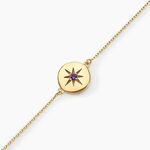 Bracelet Or Jaune Evening Star Amethyste - Bracelets Femme | Histoire d&rsquo;Or