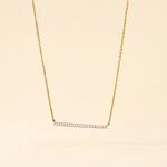 Collier Alayna Or Jaune Diamant - Colliers Femme | Histoire d&rsquo;Or