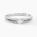 Bague Solitaire Katalina Or Blanc Diamant - Bagues solitaires Femme | Histoire d’Or