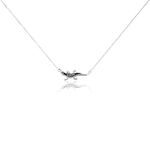 Collier Oya Argent Blanc Oxyde De Zirconium - Colliers fantaisie Femme | Histoire d&rsquo;Or