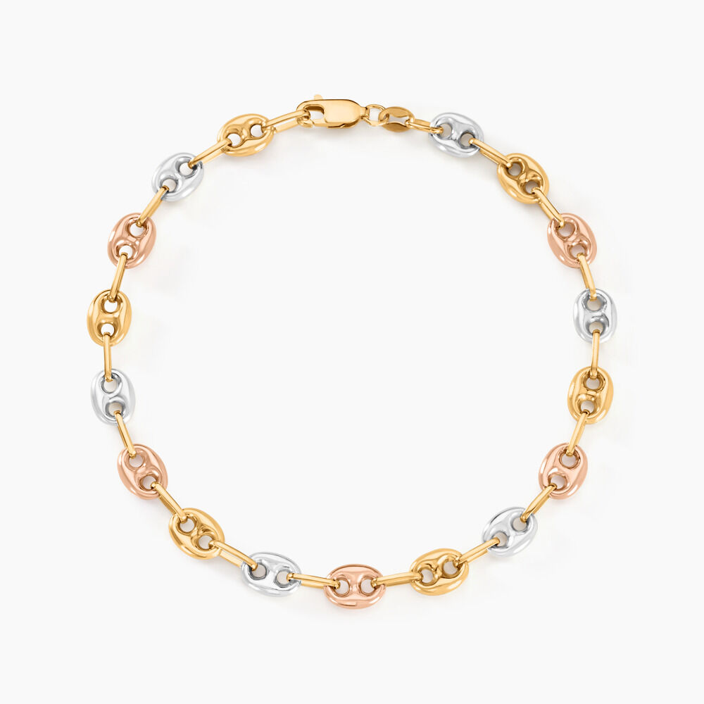 Bracelets Homme Maille Grain de cafe Histoire d Or