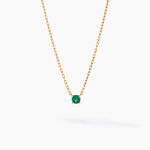 Collier Onora Or Jaune Emeraude - Colliers Femme | Histoire d&rsquo;Or