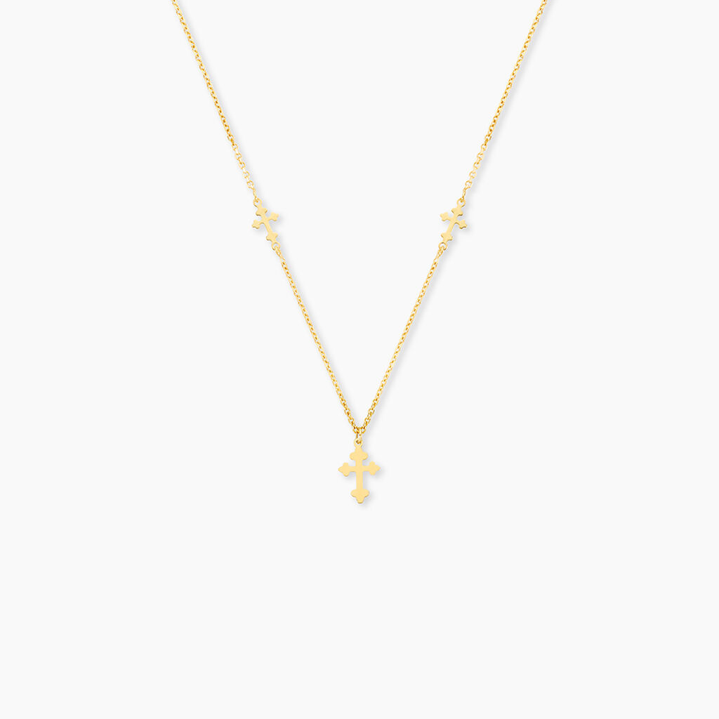 Collier Lyndon Or Jaune - Bijoux sans pierre Femme | Histoire d&rsquo;Or
