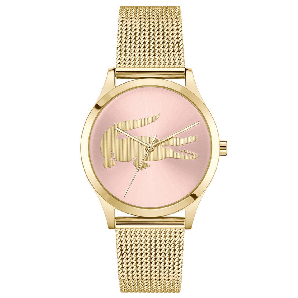 Montre Lacoste Crocodelle Rose - Montres Femme | Histoire d&rsquo;Or