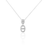 Collier Argent Blanc Caprina Oxydes De Zirconium - Colliers fantaisie Femme | Histoire d&rsquo;Or