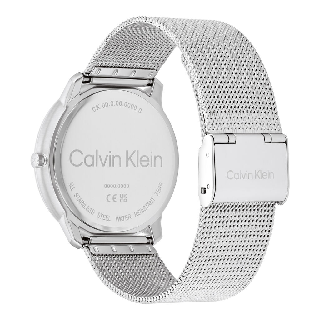 Montre Calvin Klein Iconic Noir - F&ecirc;te des p&egrave;res Homme | Histoire d&rsquo;Or