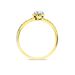 Bague Solitaire Tatiana Or Jaune Diamant - Bagues solitaires Femme | Histoire d’Or