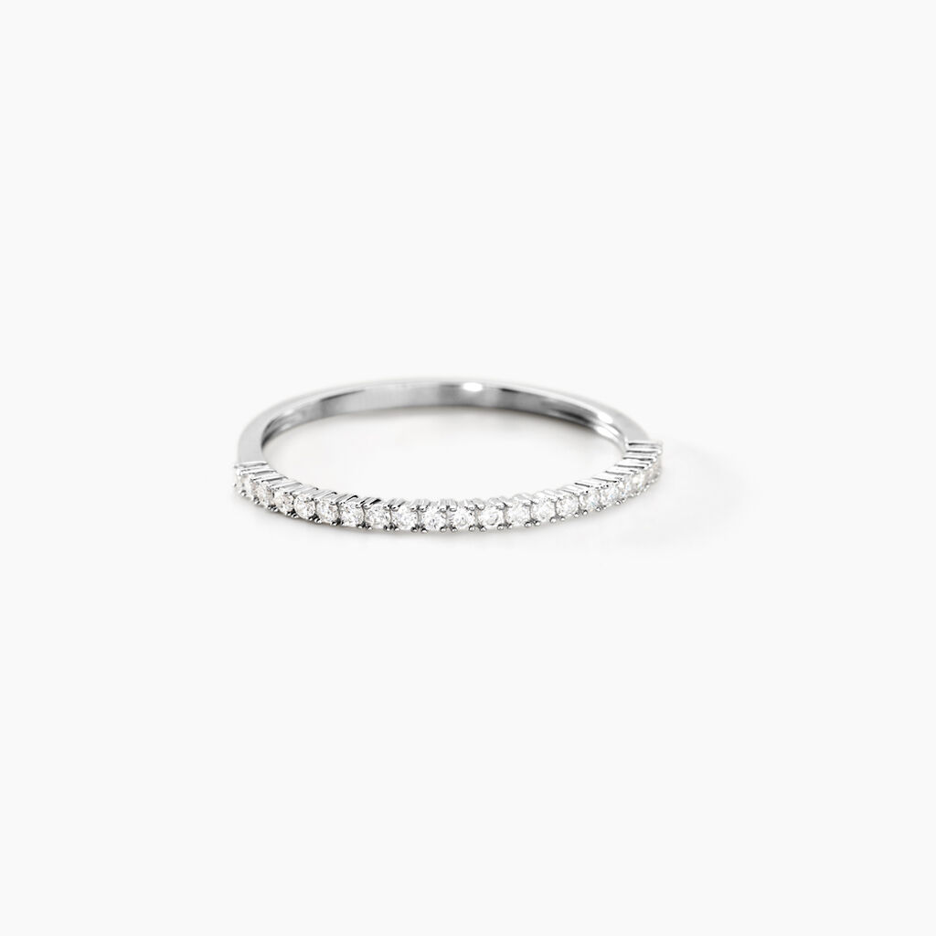 Alliance Julietta Or Blanc Oxyde De Zirconium - Alliances Femme | Histoire d’Or