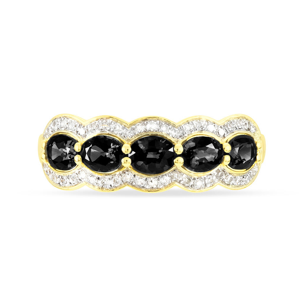 Bague Margaux Or Jaune Agate Et Diamant - Bagues avec pierre Femme | Histoire d’Or