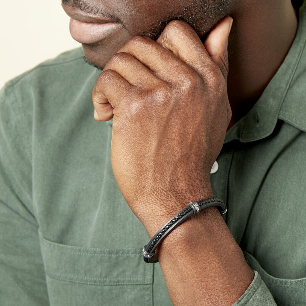 Bracelet Acier Blanc Polo - Bracelets Homme | Histoire d’Or