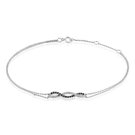 Bracelet Or Blanc Maury Saphirs Diamants - Bracelets Femme | Histoire d’Or