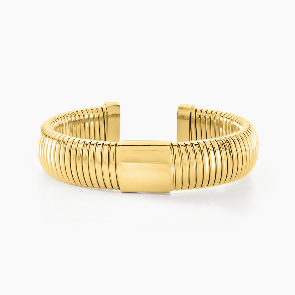 Bracelet Jonc Dafnie Acier Jaune - Bracelets Femme | Histoire d&rsquo;Or