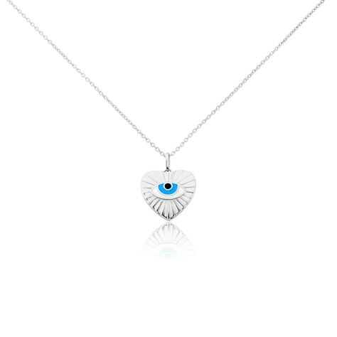 Collier Parad'eyes Argent Blanc - Colliers fantaisie Femme | Histoire d’Or