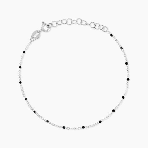 Bracelet Polka Argent Blanc - Bijoux sans pierre Femme | Histoire d&rsquo;Or