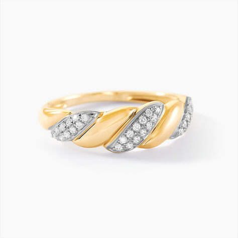 Bague Andriy Or Jaune Oxyde De Zirconium - Bagues avec pierre Femme | Histoire d’Or