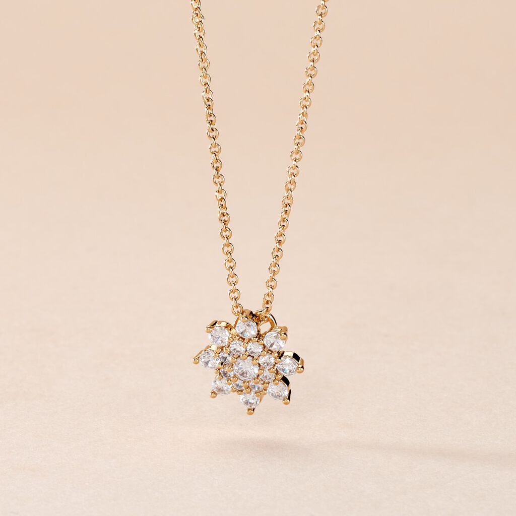 Collier Plaqué Or Sadoth Oxydes De Zirconium - Colliers Femme | Histoire d’Or