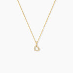 Collier Phanie Argent Jaune Oxyde De Zirconium - Colliers fantaisie Femme | Histoire d&rsquo;Or