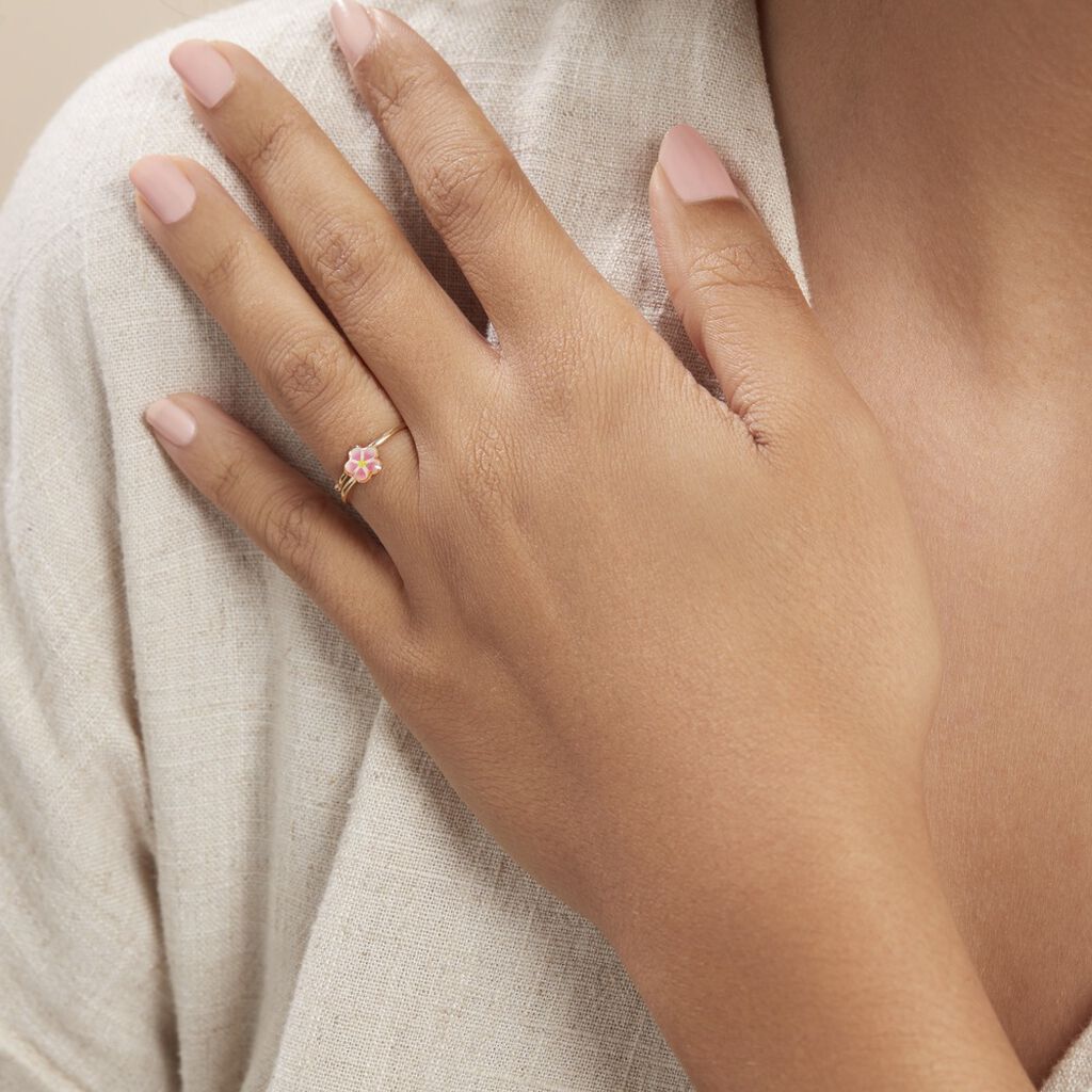 Bague Syna Fleur Or Jaune - Bagues Enfant | Histoire d’Or