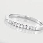 Alliance Florence Argent Blanc Oxyde De Zirconium - Alliances Femme | Histoire d&rsquo;Or