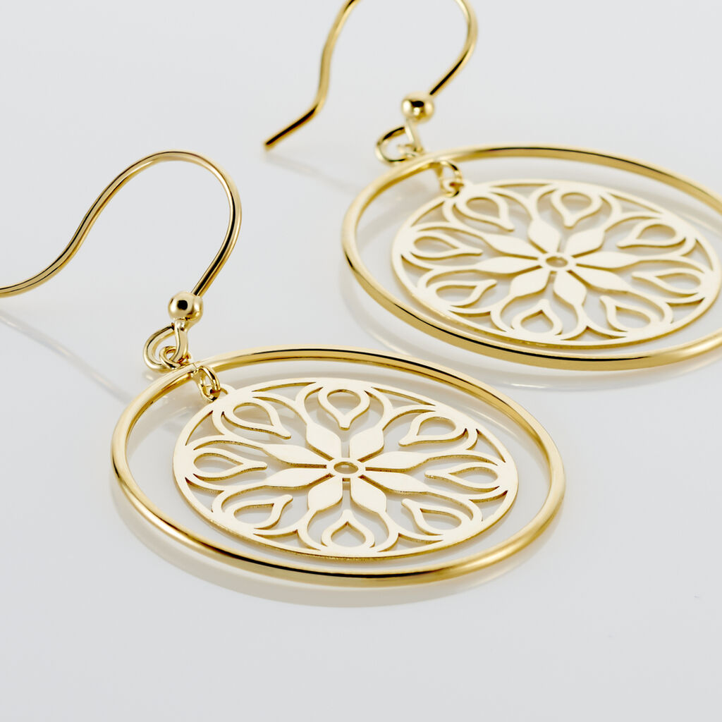 Boucles D'oreilles Pendantes Rosamund Or Jaune - Boucles d'oreilles pendantes Femme | Histoire d’Or