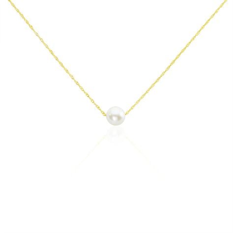 Collier Or Jaune Bibimo Perle De Culture - Colliers Femme | Histoire d’Or