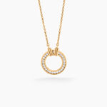 Collier Philine Plaqu&eacute; Or Dor&eacute; Oxyde De Zirconium - Colliers Femme | Histoire d&rsquo;Or