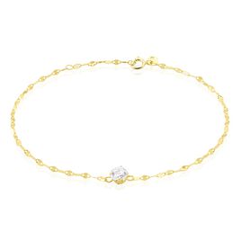 Bracelet Or Jaune Luminae Oxyde De Zirconium - Bracelets Femme | Histoire d’Or