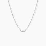 Collier Nexus Argent Blanc Oxyde De Zirconium - Colliers fantaisie Femme | Histoire d&rsquo;Or
