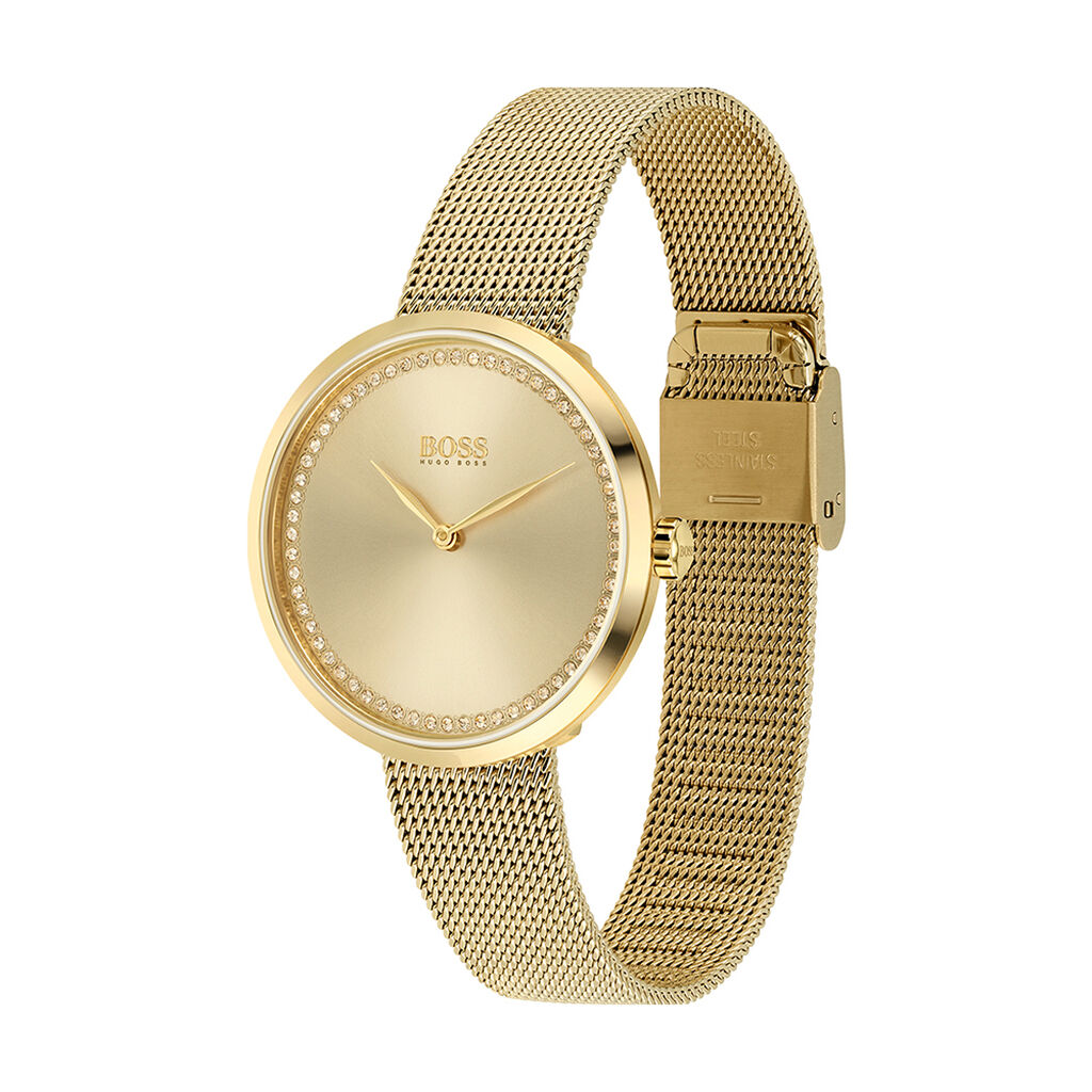 Montre Boss Praise Champagne - Montres Femme | Histoire d’Or