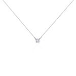 Collier Ponama Or Blanc Oxyde De Zirconium - Colliers Femme | Histoire d&rsquo;Or