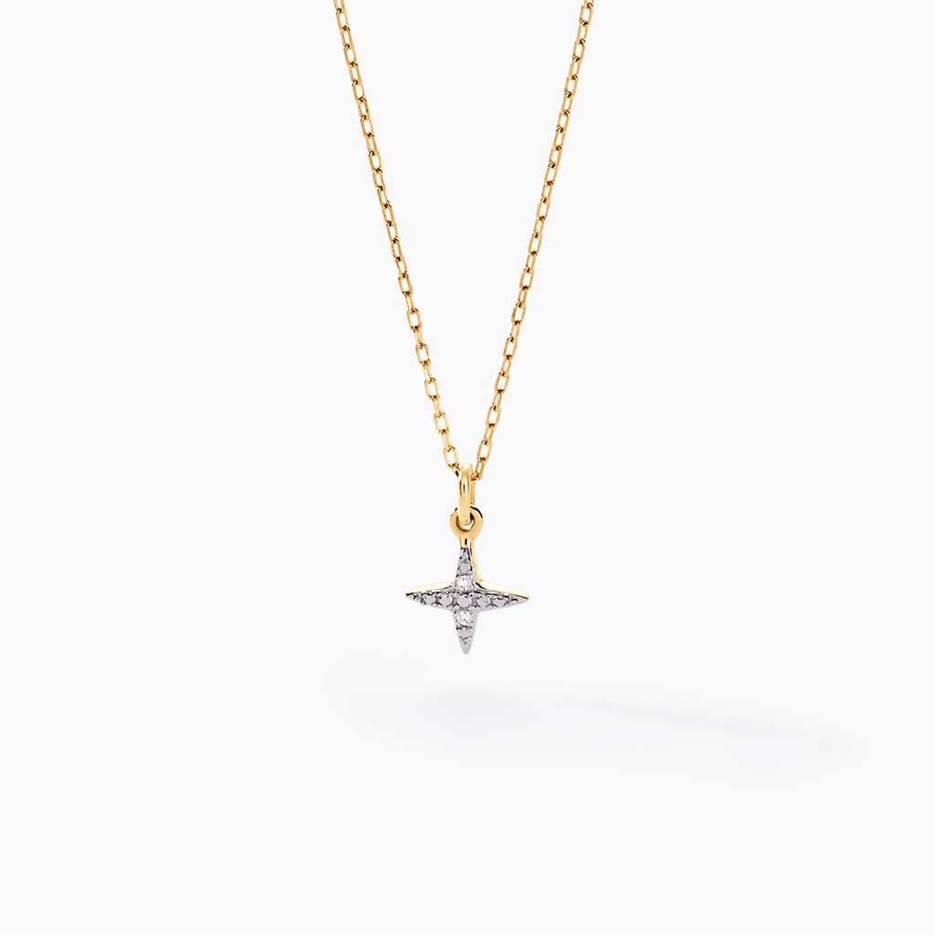 Collier Starlight Or Jaune Diamant - Colliers Femme | Histoire d&rsquo;Or