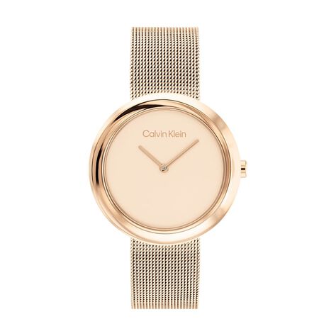 Montre Calvin Klein Twisted Bezel Rose - Montres Femme | Histoire d’Or