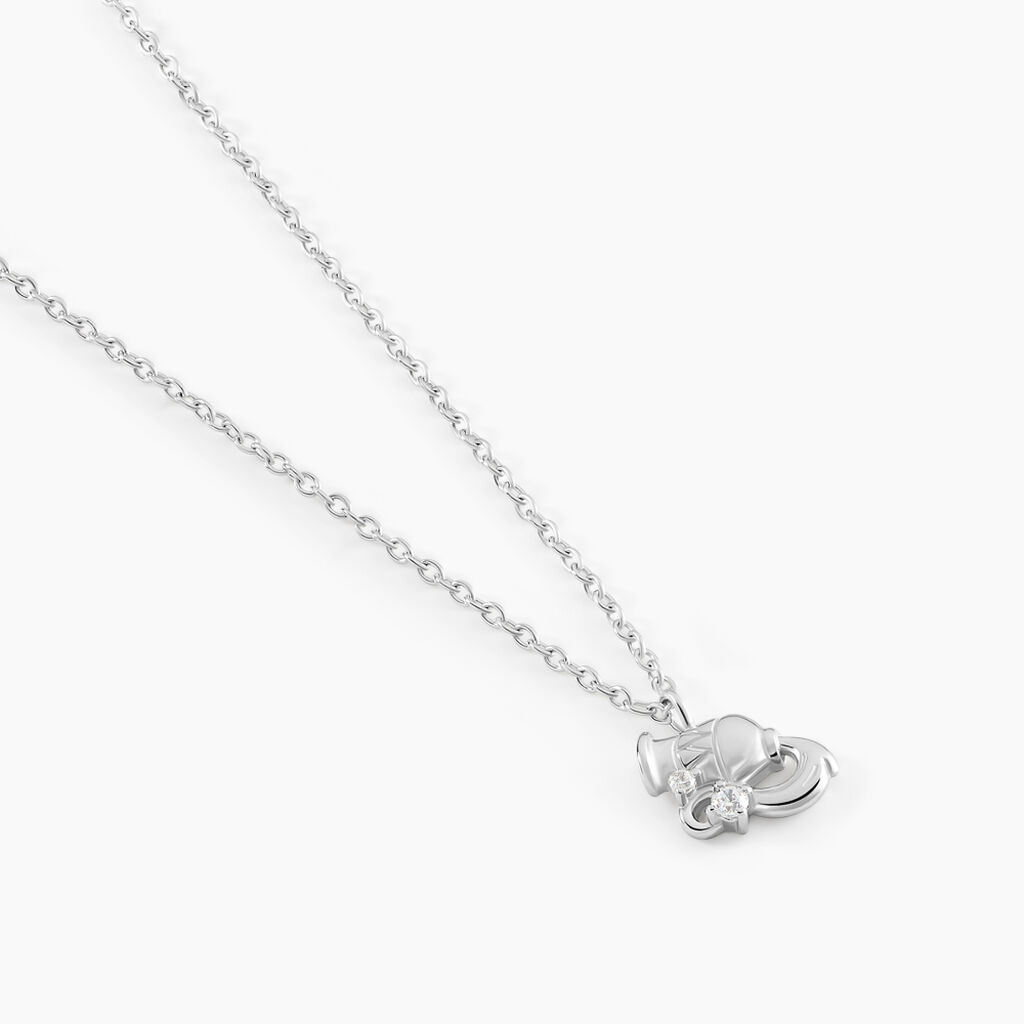 Collier Amalthee Argent Blanc Oxyde De Zirconium - Colliers Zodiaque Femme | Histoire d’Or