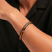 Bracelet Jourdan Damayanti Cuir Noir - Bracelets Homme | Histoire d’Or