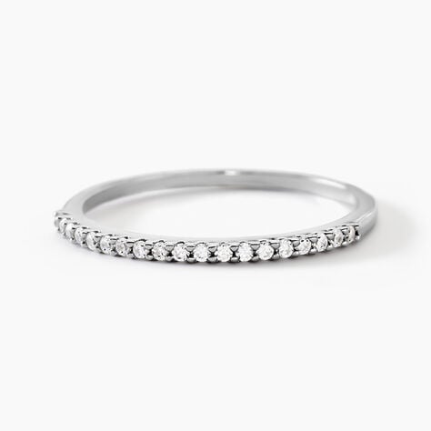 Bague Jaquelyn Argent Blanc Oxyde De Zirconium - Bagues avec pierre Femme | Histoire d’Or