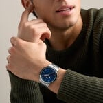 Montre Fossil Minimalist Bleu - F&ecirc;te des p&egrave;res Homme | Histoire d&rsquo;Or