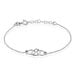 Bracelet Flat Argent Blanc - Bracelets Femme | Histoire d’Or